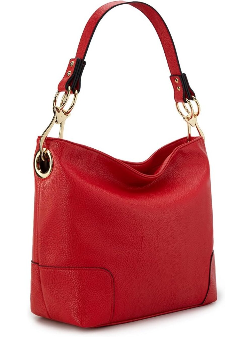 Women's Special Red Hobo Bucket Top Handle Satchel Shoulder Purse Handbag